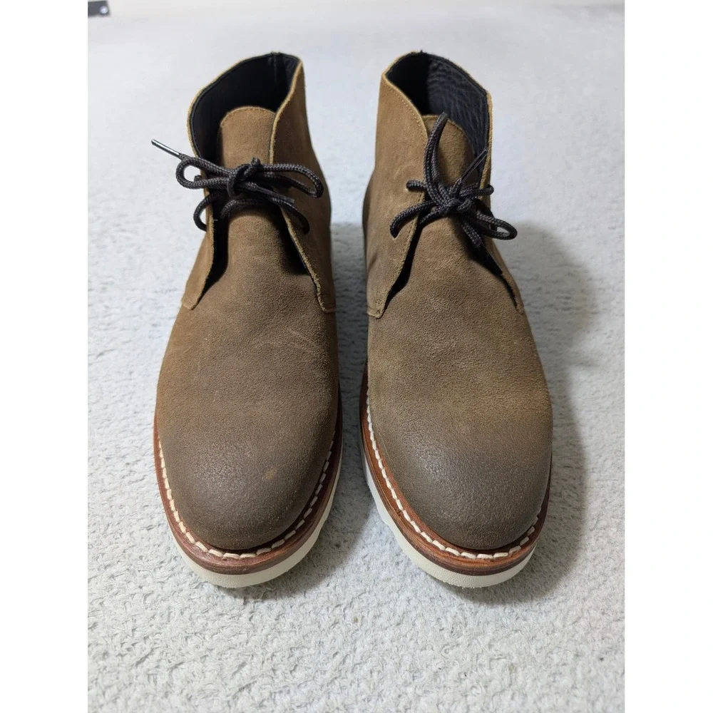 NEW Thursday Boot Scout Chukka Boots Men 9.5 Safari Suede Wedge Sole Handcrafted